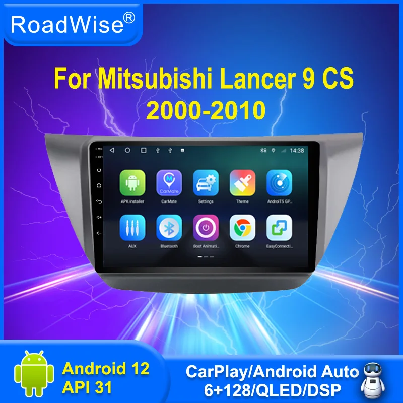 

Roadwise 8+256 Android Car Radio Multimedia Carplay For Mitsubishi Lancer 9 CS 2000 - 2010 4G Wifi DVD GPS 2Din Stereo Autoradio