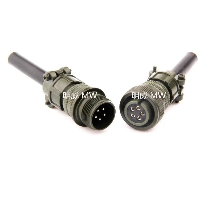 Imagem -04 - Núcleo 4pin Conector Padrão Militar da Tomada da Aviação dos Eua Ms5015 Ms3106a 14s2s Ms3102a 14s-2p 14s-2