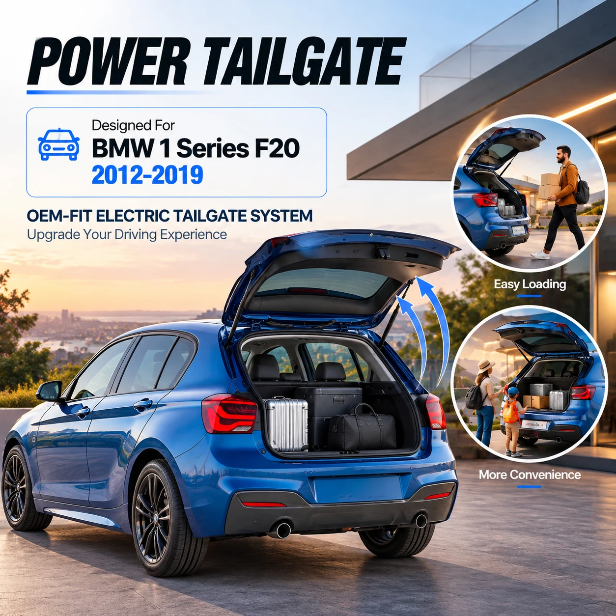 For BMW 1 Series F20 2011-2018 Car Liftback Automatic Lifting Electric Tailgate Lock Module Closing System