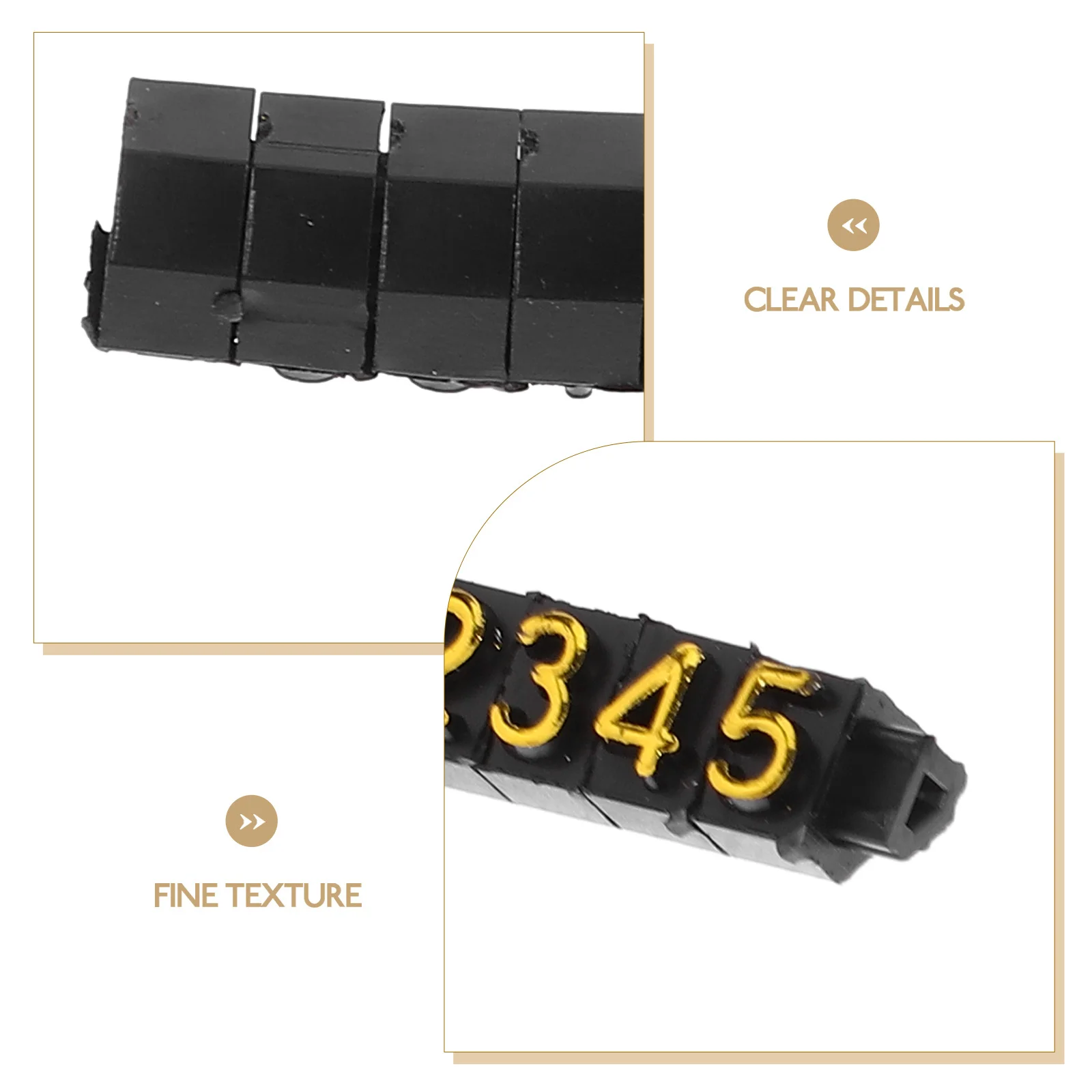 

10 Sets Tag Price Display Base Sign Counter Plastic Label Holder Jewelry Stand Merchandise