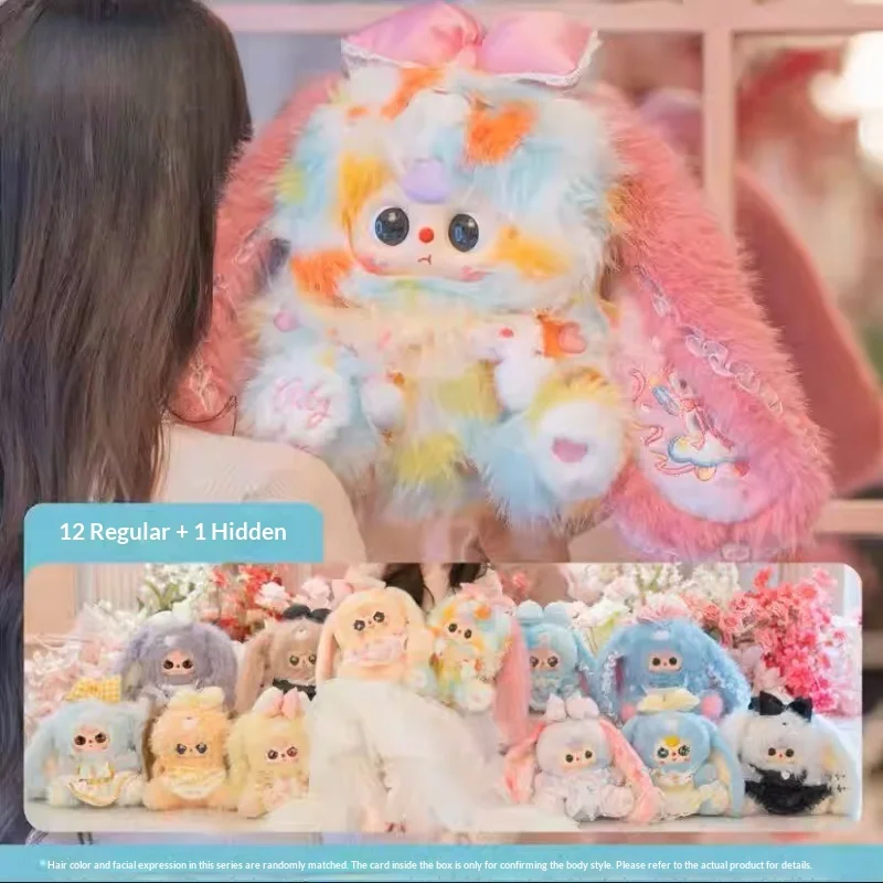 

Плюшевая фигурка Wa San Sui Authentic Lily Rabbit Town Generation 5 400% в закрытой упаковке, милая трендовая игрушка, украшение для рабочего стола, подарок для женщин