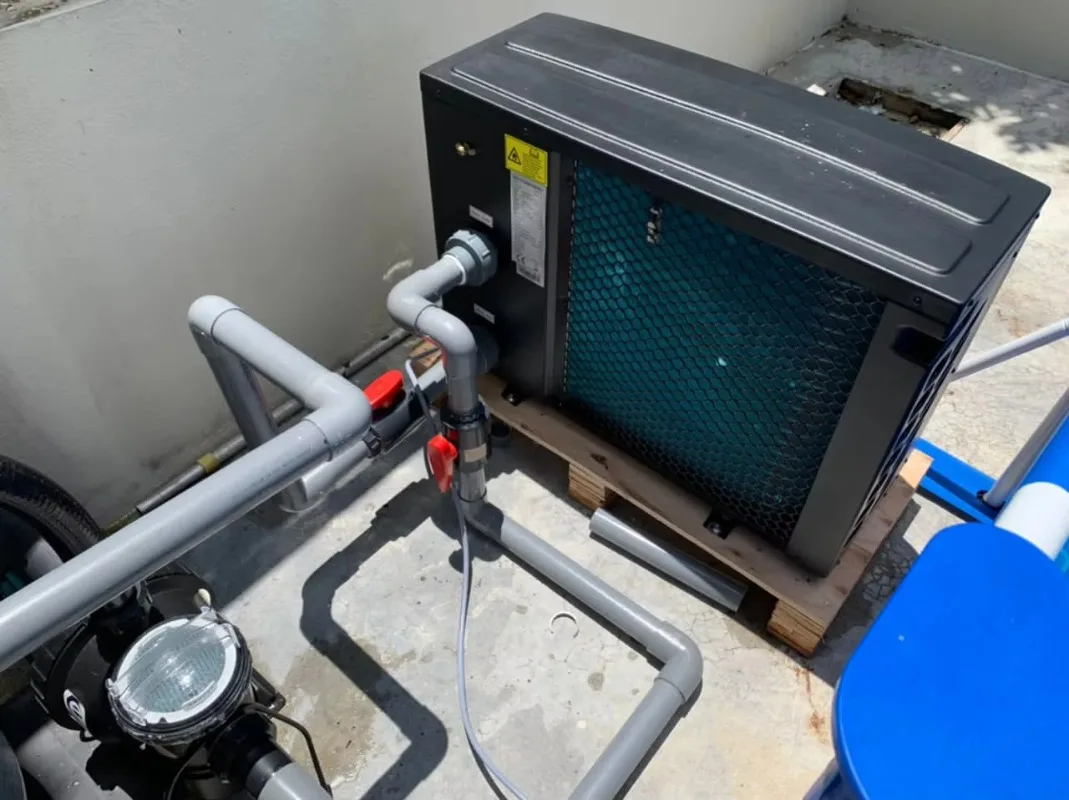 جديد R32 WIFI تيار مستمر مصدر الهواء العاكس إلى سبا المياه السباحة 7KW حمام سباحة 20KW مضخة الحرارة 10KW
