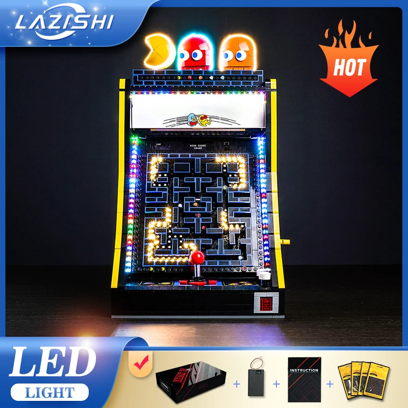 The Vonado LED 10323 set is suitable for Arcade model building blocks (including lighting accessories only)