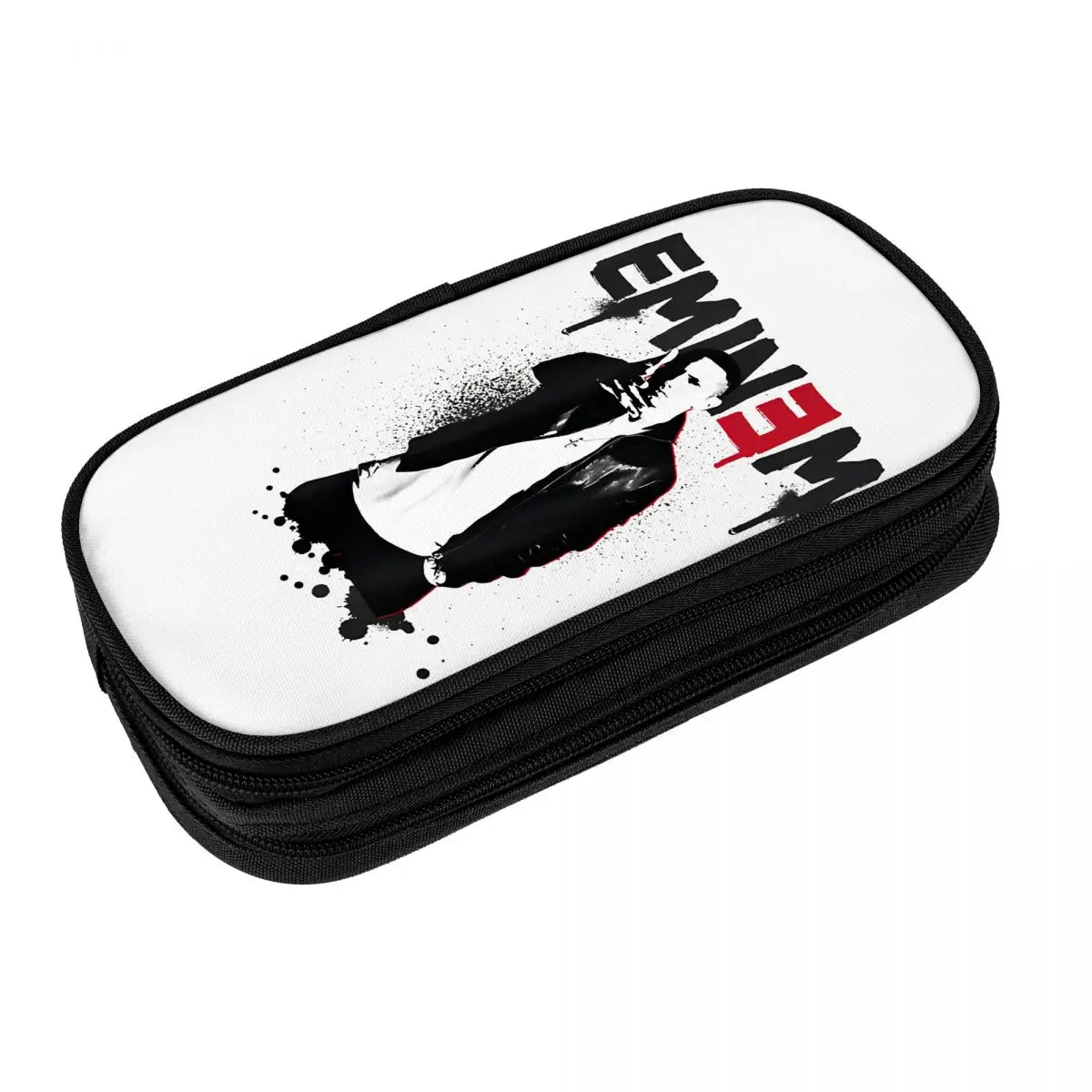 

Vintage New Men Eminem Rapper Pencil Case Girls Boys Vintage Pencil Pouch Graphic School Pencil Cases Stationery Organizer