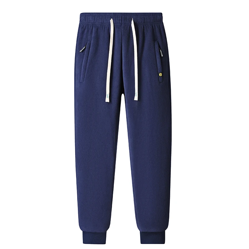 

New Autumn and Winter Trendy Ankle Binding Loose Pants Men's Outdoor Cycling Sports Windproof Thick Warm Thick Vest Jacket Set