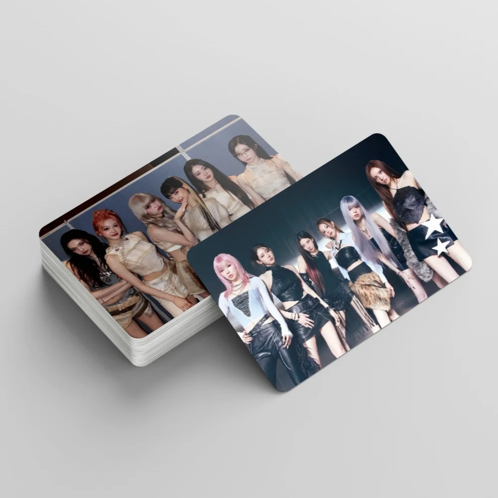 ألبوم KPOP BABYMONSTER WE GO UP مكون من 55 قطعة/المجموعة/مجموعة بطاقة صور عالية الجودة طراز INS مزدوجة الجانبين مطبوعة بطاقة LOMO هدايا ASA AHYEON RUKA