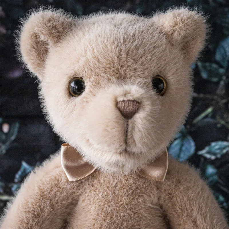 Plush Doll Living Room Sofa Bedroom Ornaments Beige Bear Doll Party Decoration Anniversary Gift