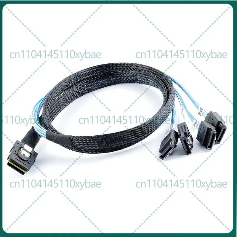 Forward Mini SAS cable 36P SFF8087 to 4sata 7pin server 1 minute 4 hard disk data cable