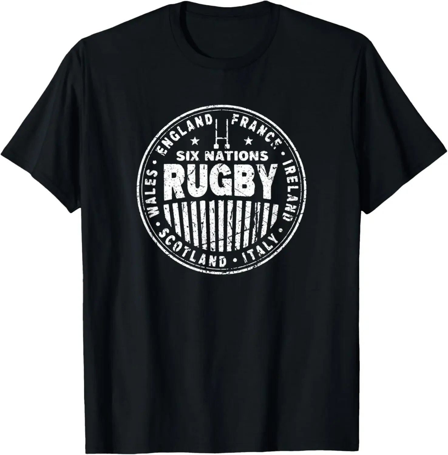 Rugby 6 Nations Rugby Vintage England France Ireland Wales.. T-Shirt