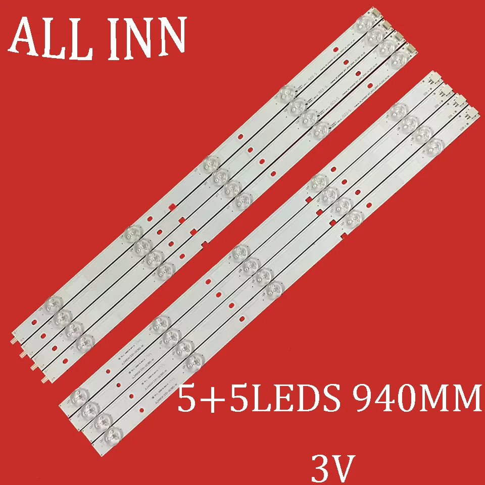 

LED strip 10 lamp For 49" TV JL.D490A1330-003BS-M H49M2600 H49M2100 LED49H300 JHD490N2F81 NS-49D420NA18 NS-49DR420NA18