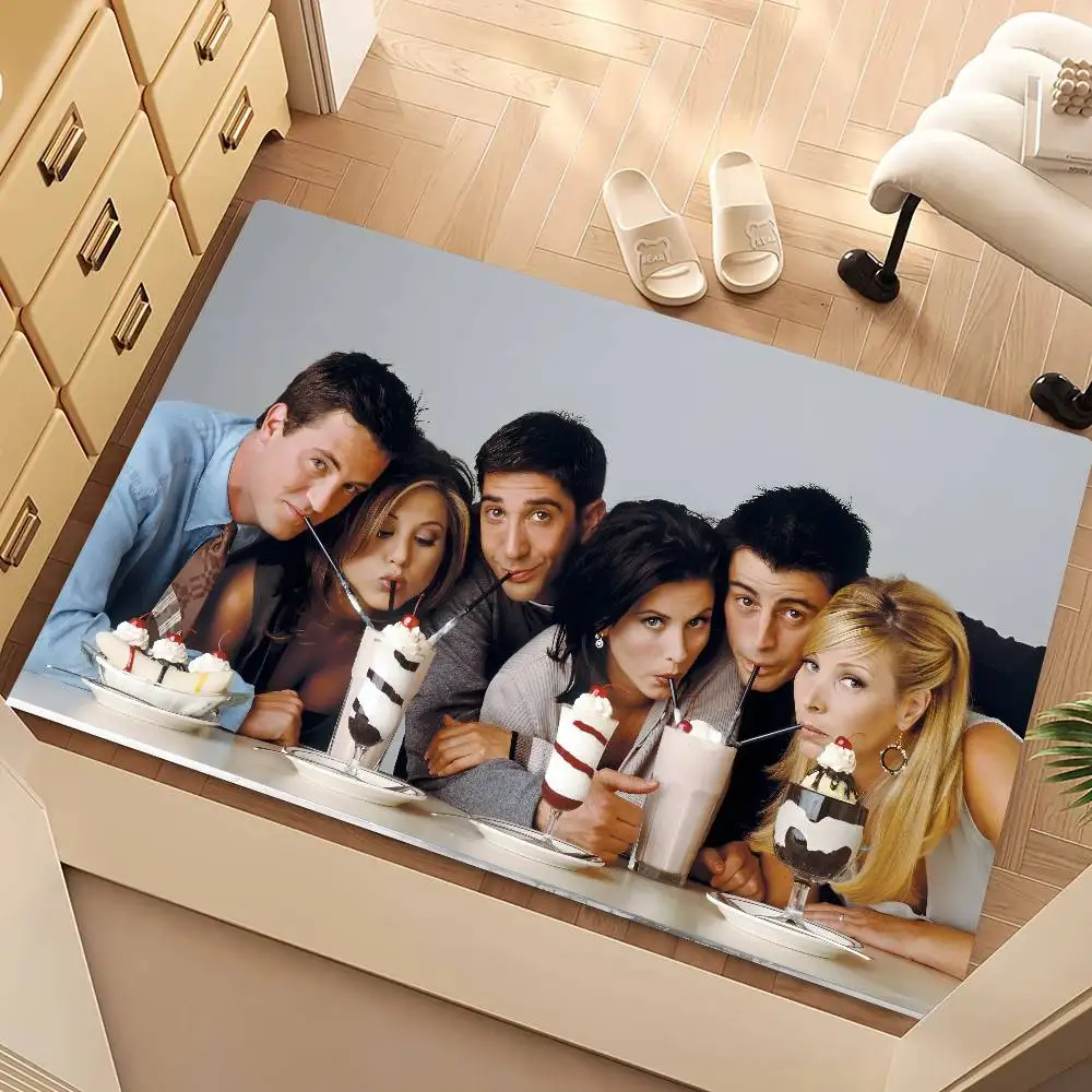F-Friends TV Floor Mat Suitable For Living Room Kitchen Bathroom Non-slip Mat Household Foot Mat