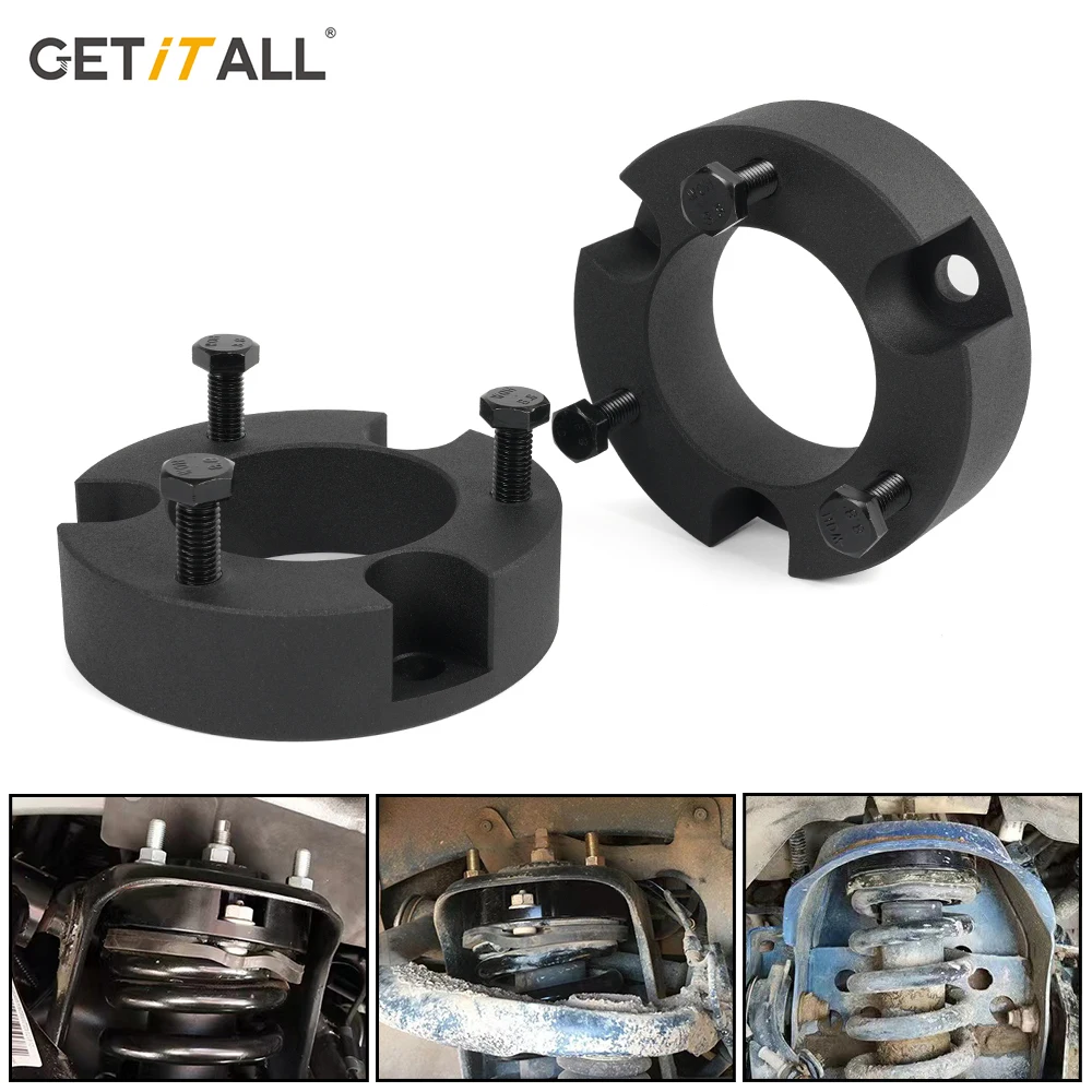 

GETITALL 2 шт., 2 дюйма, 2,5 дюйма, 3 дюйма, комплект переднего выравнивания для Toyota Tundra 4WD 2WD 2005-2019 годов (только 6 наконечников)