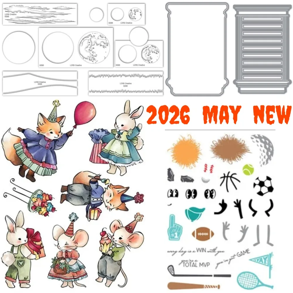 Flower Fox Collection – transparente Fotopolymer-Stempel und Stanzformen für DIY-Scrapbooking, Bastelarbeiten, Fotoalbum-Vorlage, handgefertigt