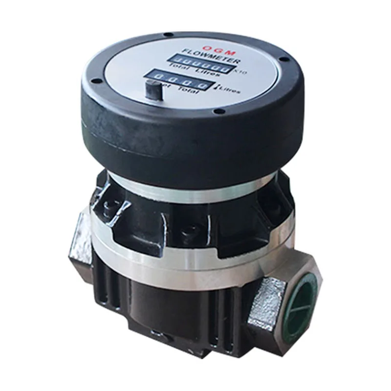

1\" OGM25 High Flow Rate Aluminum Alloy Diesel Oil Flow Meter Customizable OEM Mechanical Counter Oval Gear Design