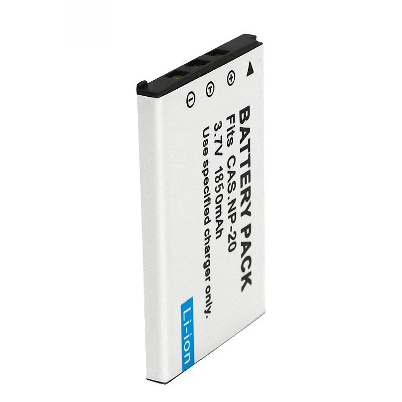 1850mAh NP20 np-20 Camera Battery For Casio EX-Z7 Z8 Z11 Z60 Z65 Z70 Z75 Z77 M1 M2 M20 S1 S2 S3 S20 S100 S500 S600 S770 S880