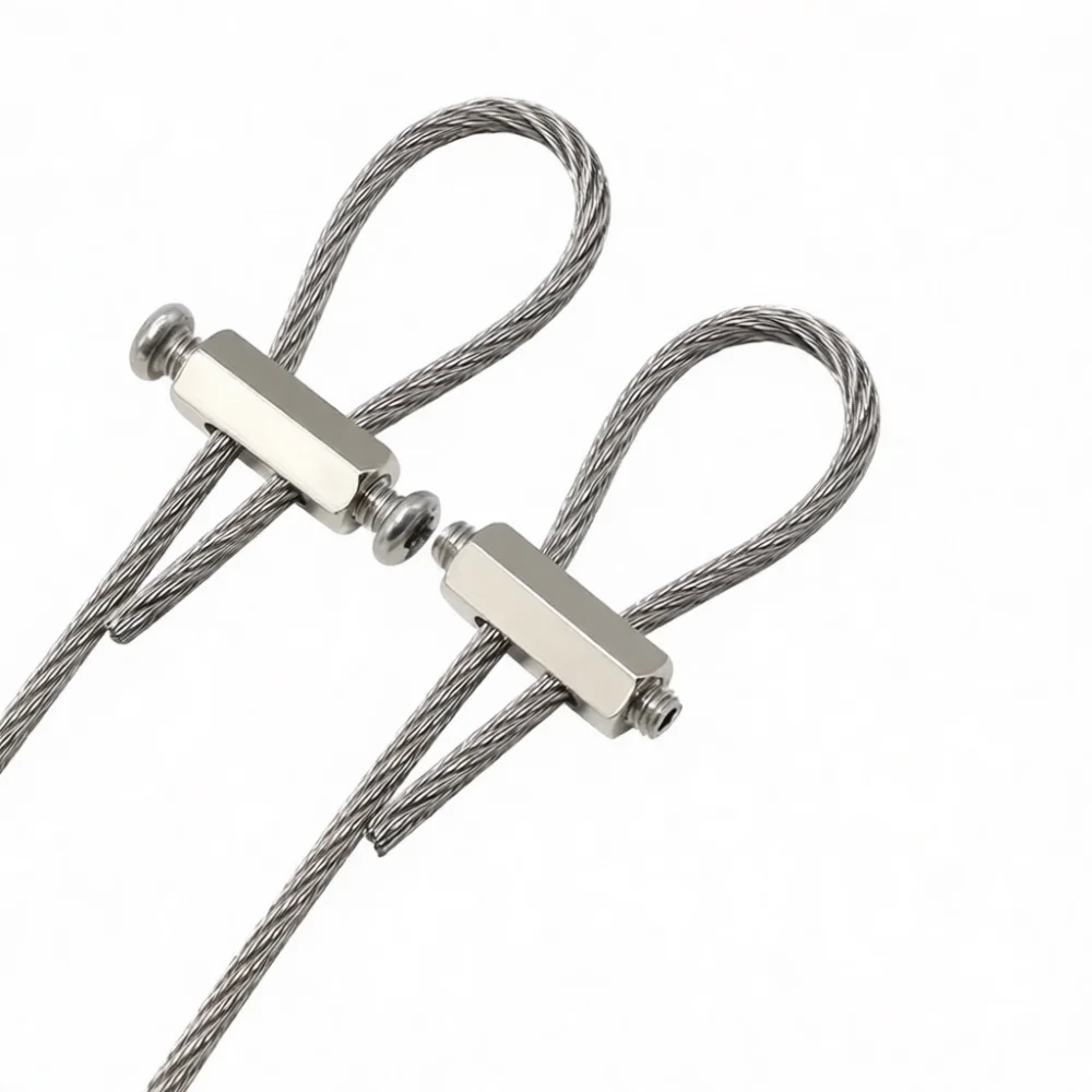 Double Hole Wire Rope Rigging Clamp Steel Fastener Connector Tightener Hardware For Industrial Hoisting Operations