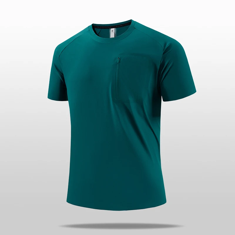 

Quick Dry Sport Fashion T Shirt Men'S 2025 Short Sleeves Summer Casual Black Green OverSize 4XL 5XL Top Tees GYM Tshirt Clothes