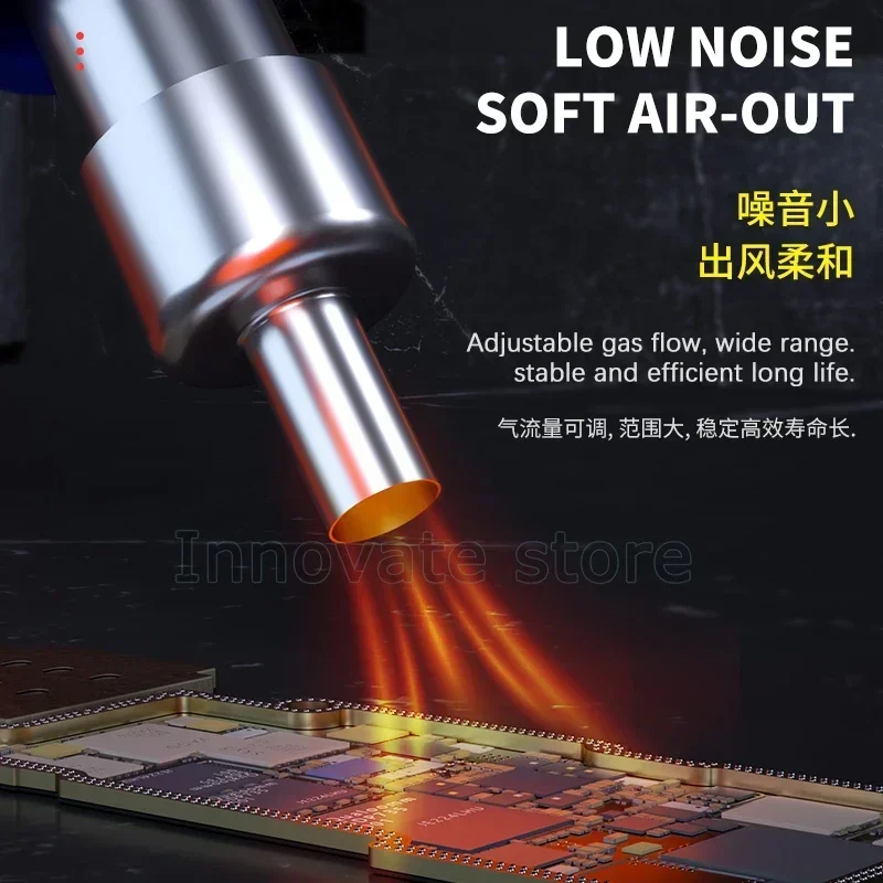 Soldering Stations MECHANIC 957DW Desoldering Station with Two-scroll Hot Air Rework Station for Heating Main Board Tin Solder