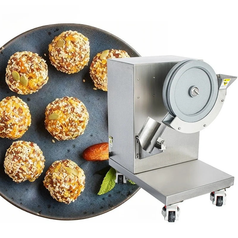 Sunflower Seed Coconut Energy Ball Rounding Machine Automatic High Capacity Food Factory Production Line