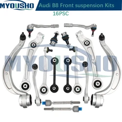 Myousho Control Arm Ball Joint Stabilizer Link Tie Rod Kits For Audi A4 8K2 8K5 8KH B8 A5 Q5 8F7 8TA 8K0407693S 8K0407694S