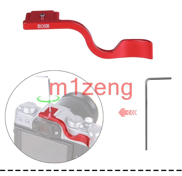Metel EOS-R Hotshoe pegangan tangan jempol sepatu panas buatan untuk kamera mirrorless dudukan canon eosr RF