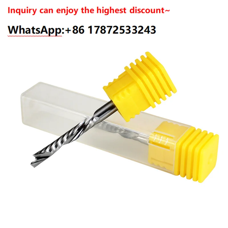 Hard rod material best-selling CNC tool double-edged composite milling cutter, (6 * 22 * 50) suitable for MDF and particleboard.