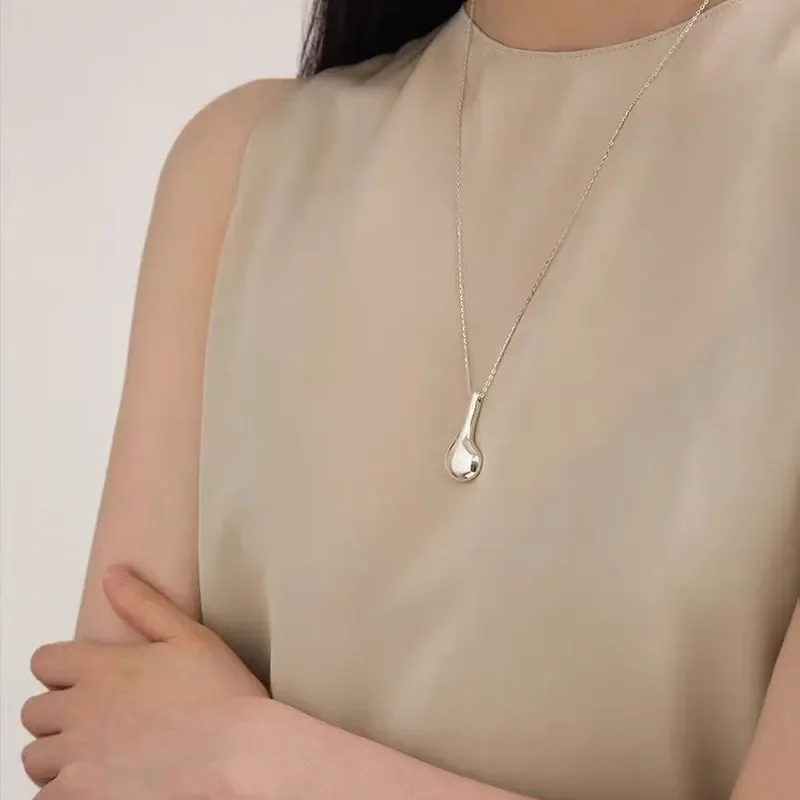 Summer new music note necklace simple niche design temperament long necklace personality versatile pendant women
