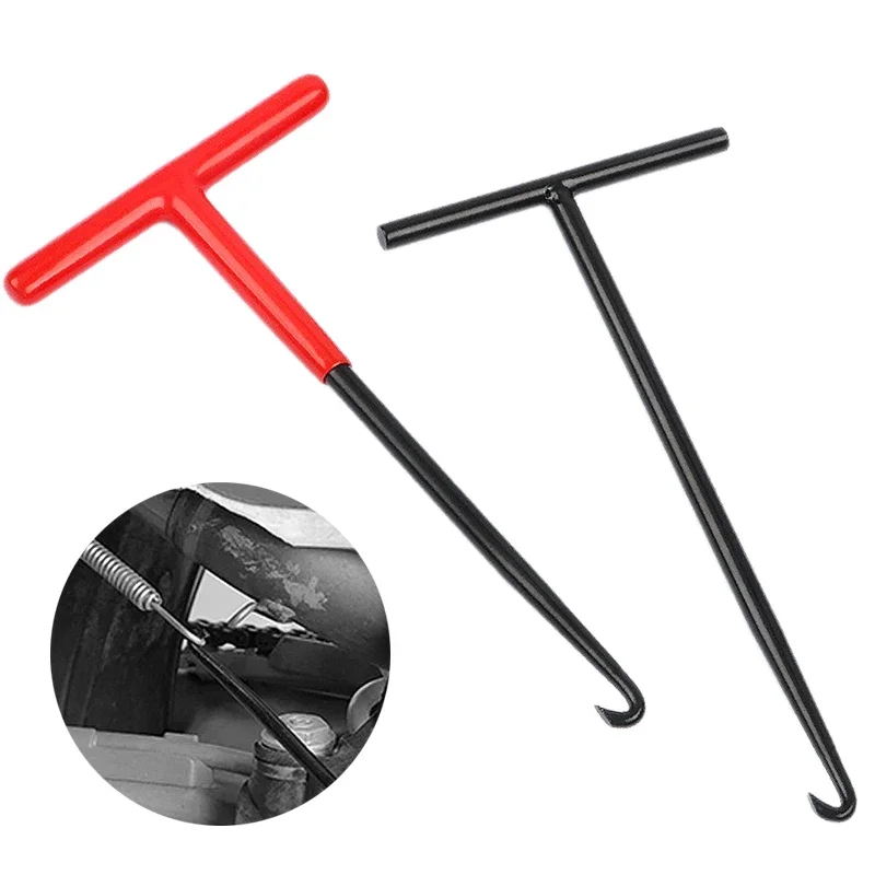 

Exhaust Pipe Spring Puller Tool T-Handle Spring Hook Wrench For Snowmobile ATV Motorcycle Muffler Exhaust Stand Removal Tool