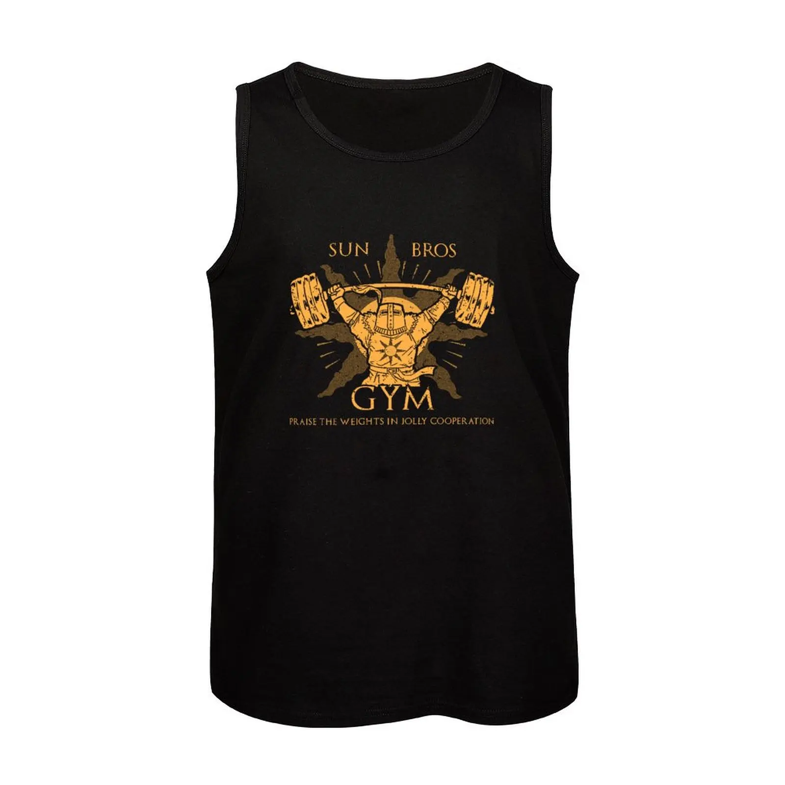 Graphic pen Sun Bros Gym Tank Top t-shirt for men gym men Sleeveless top summer image 4