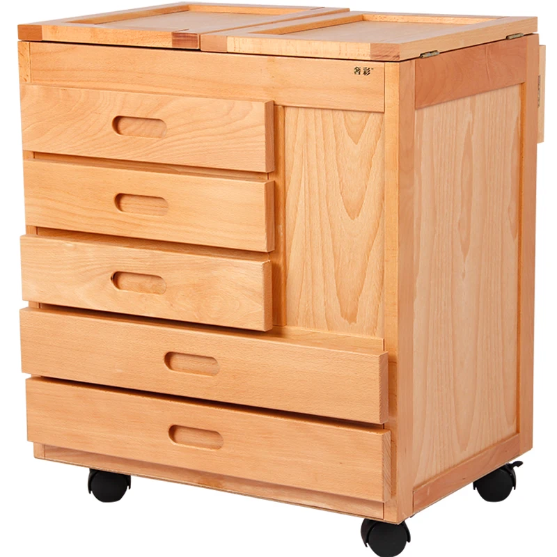 painting cart, art painting utensils, storage rack for calligraphy and painting