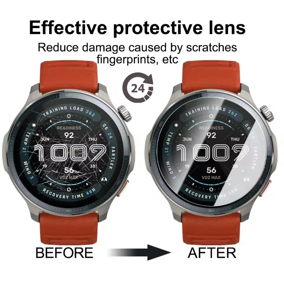 for Amazfit Balance 2 3 Ultra 47mm Screen Protectors Auto-alignment Installation Tempered Glass for Amazfit Balance 2 3 Ultra