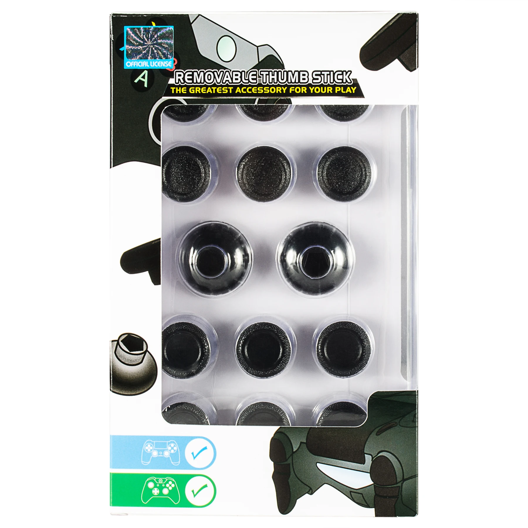 Levette analogiche rimovibili nere extreme merate scambio levette per Xbox One Elite per Controller PS4