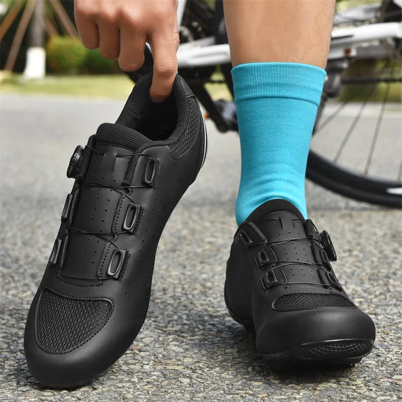 

Bicycles professional cycling shoes new unisex four seasons wear-resistant non-slip breathable fashion hard bottom riding shoes