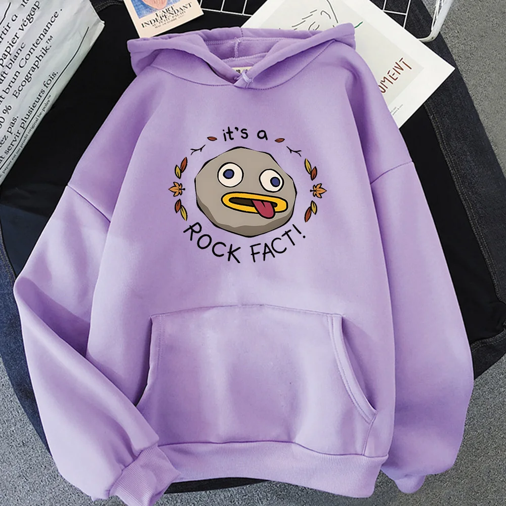 It\'s A Rock Fact Over The Garden Wall Hoodie Winter Streetwear Men/women Pullover Fleece Long Sleeve Sweatshirts O-neck Clothing