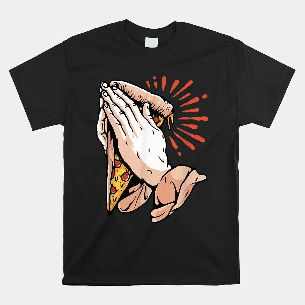 In Pizza We Crust Funny Pray Food Retro Vintage Unisex T-Shirt, Size S-5XLHigh Quality 100%Cotton Short Sleeve