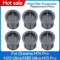 HEPA Filters For Dreame H20 Ultra H30 Ultra H14 Pro H14 Ultra Vacuum Cleaner Floor Scrubber Accessories Filter Replacement parts