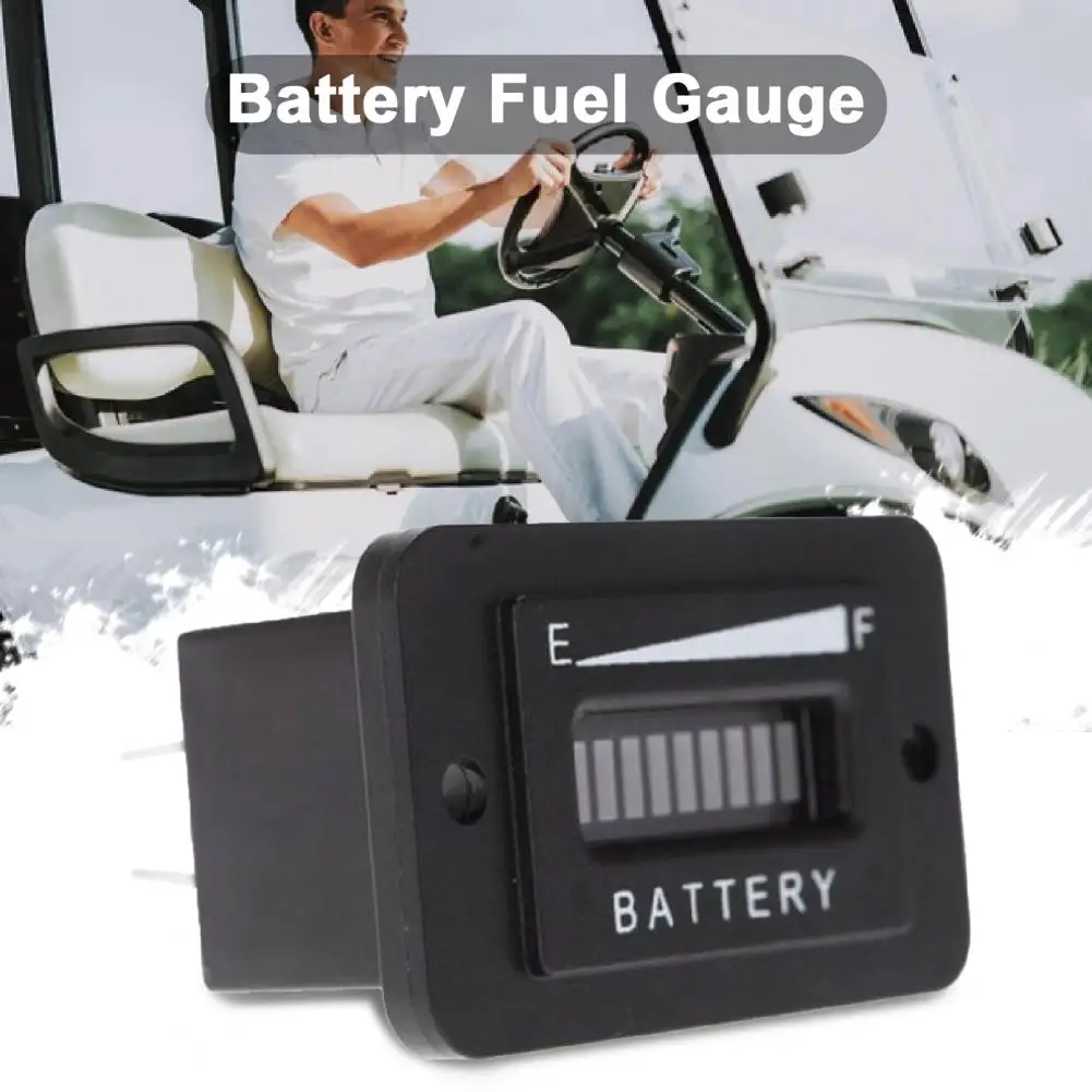 

Dropshipping!!Battery Meter LED Display Wide Application Mini 10 Segment LED Bar Battery Monitor for Forklifts