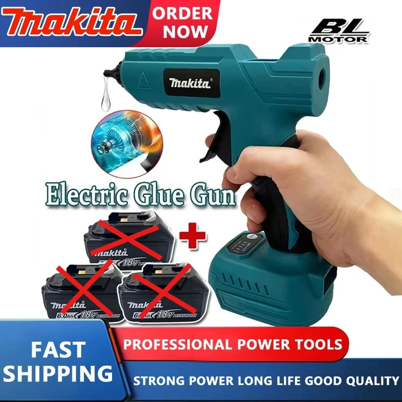 

Makita Cordless Electric Handheld Hot Glue Gun Repair DIY Hot Melt Welding Hot Air Gun Anti-scald NozzleTool