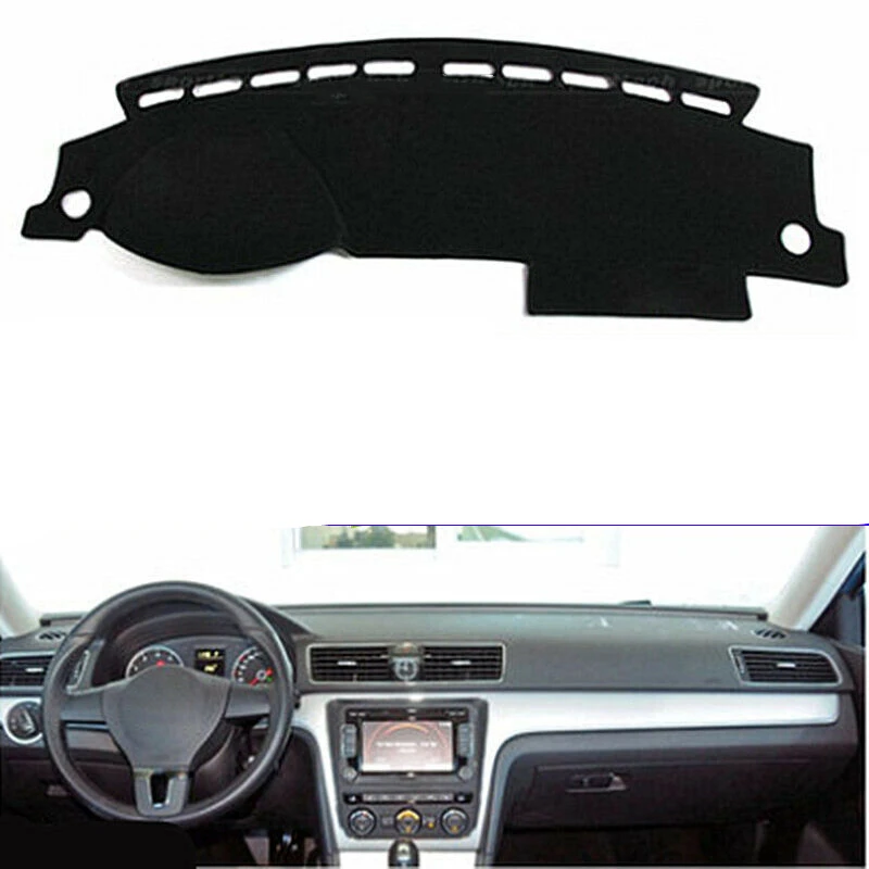 For Volkswagen VW Passat B7 2012-2015 Anti-UV Dash Mat Sunshade Carpet Dash Board Pad Cover