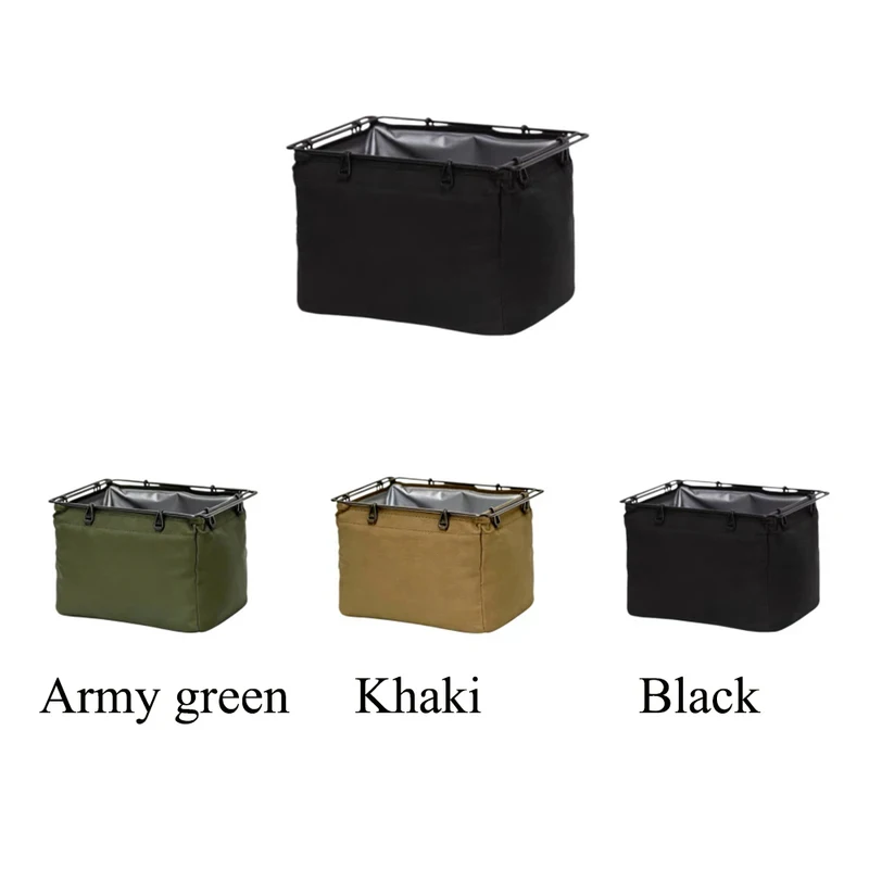 1Unit IGT Ice Bucket Camping Table Incubator Refrigerated Picnic Iced Drink Ice Bag Water Storage Insulation Bag Foldable