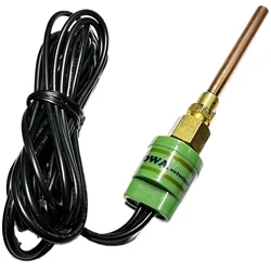 8.5bar cut-off & 11bar cut-on condenser fan switch is used in R134a cooling unit to keep constant condensing pressure & subcool