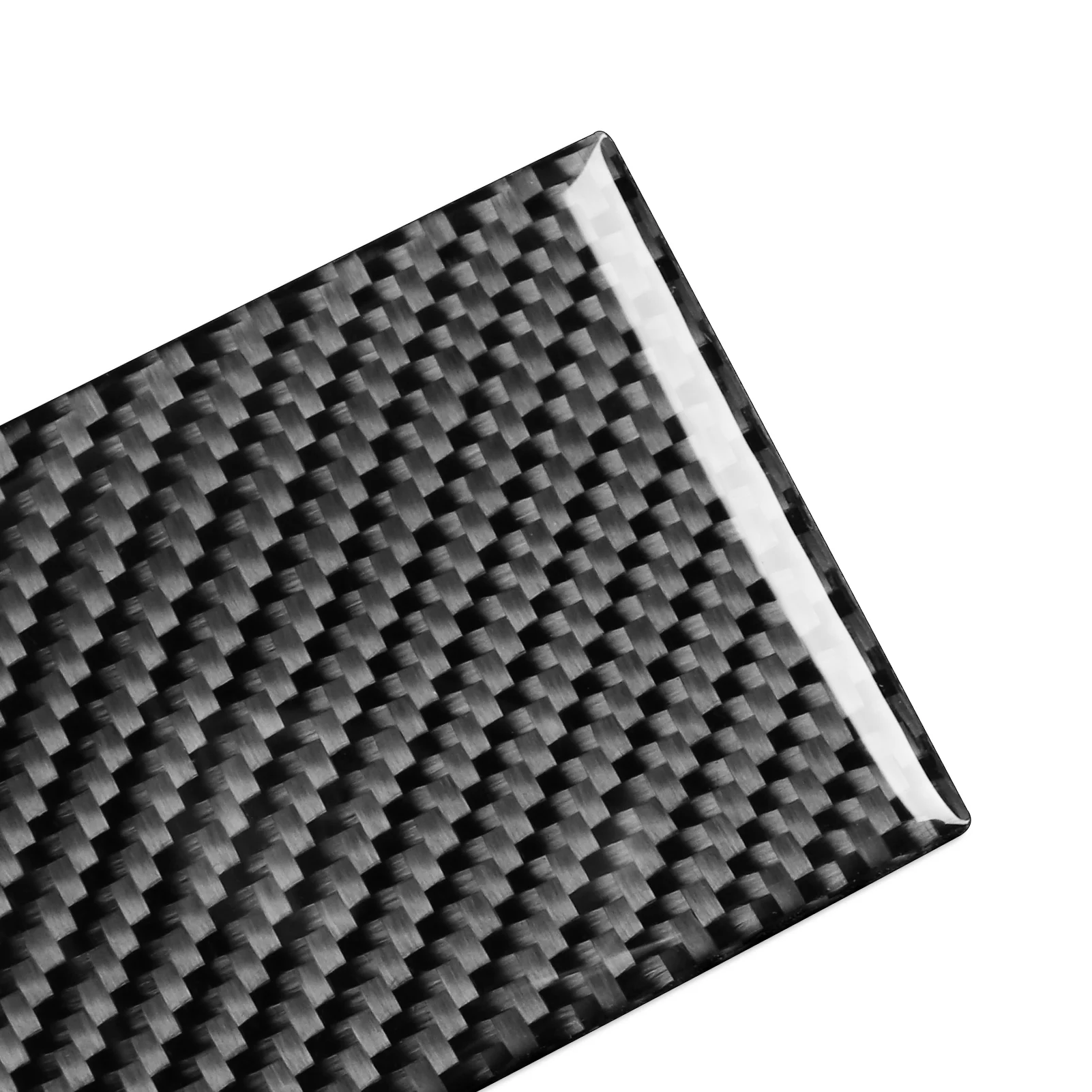 For BMW E46 1998-2005 Carbon Fiber Rear central control Panel Trim Cover Car Interior Accessories Decorative Stickers