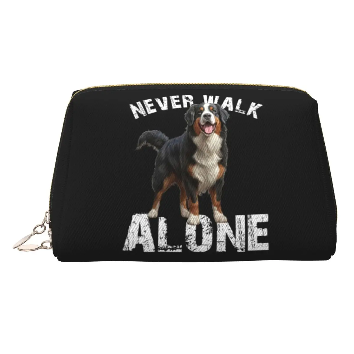 

Bernese Mountain Dog Women Cosmetic Bags Travel Makeup Organizer Pouch Toiletry Storage Dopp Kit Box