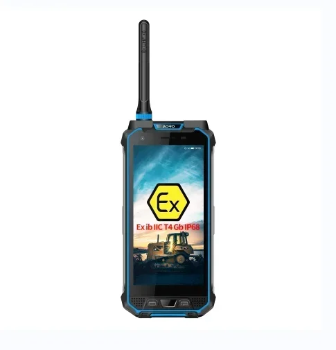 

Aoro M5 Walkie Talkie Shenzhen Manufacturer's UHF Radio Explosion Proof Rugged Phone POC Wakie Talkie