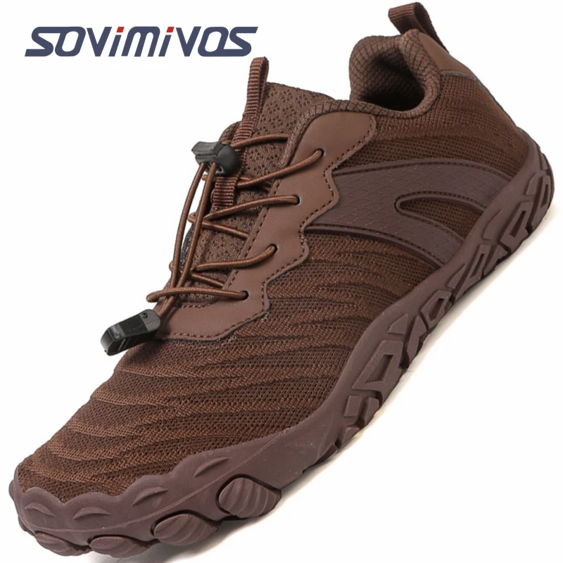 

SOVIMIVOS Women's Trail Running Barefoot Shoes | Wide Toe Box Minimalist Sneakers | Zero Drop Trail Running Cross Training