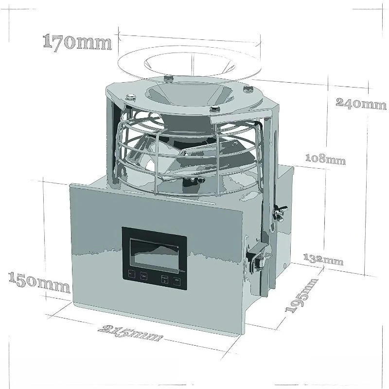 Fish feeder Timed bird feeder automatically feeds your pet at mealtime