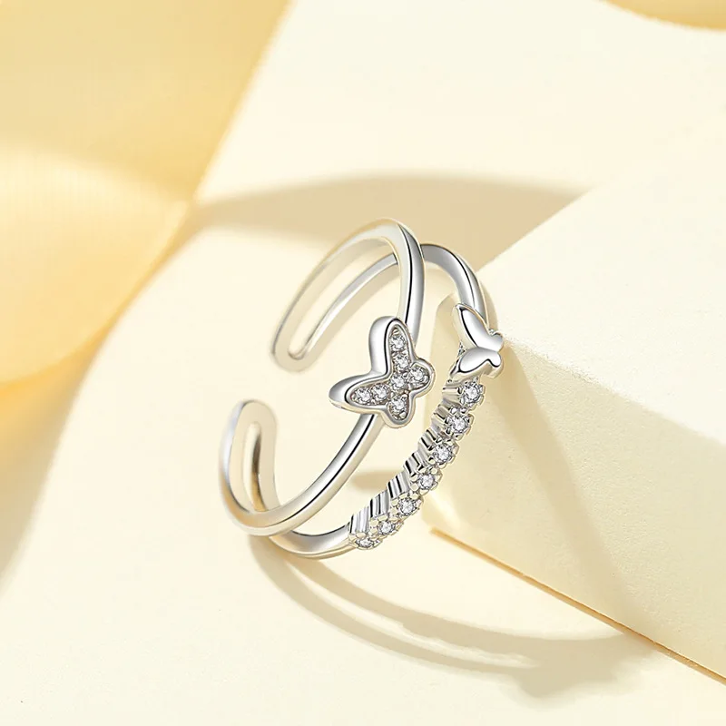925 Sterling Sliver Rings Shining Classics Zircon for Women Wedding Engagement Jewelry Fashion Luxury Gift High Quality R851