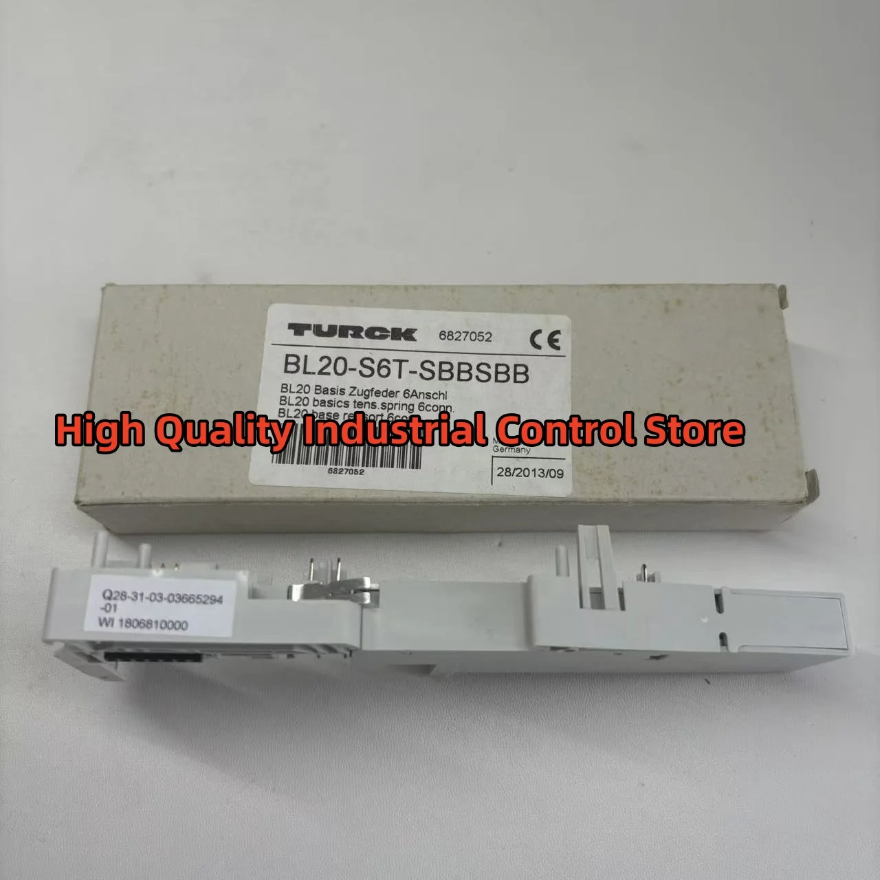 

Модуль ПЛК BL20-S6T-SBBSBB 6827052 BL20-2DO-24VDC-0.5A-P 6827024 100% НОВЫЙ