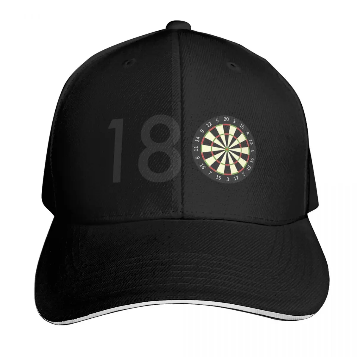 Darts 180 Baseball Cap Streetwear Hip Hop Trendy Vintage Retro Embroidered Lightweight Packable