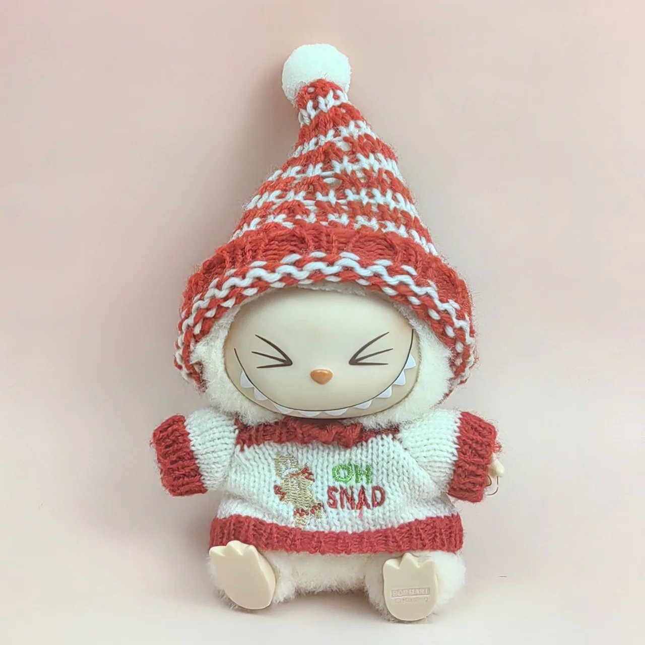 Mini Poppenkleding Outfit Accessoires Voor Labubu Idol V1 V2 Kerst Cookie Man Trui Hoed Nieuwjaar Kleding Cadeau